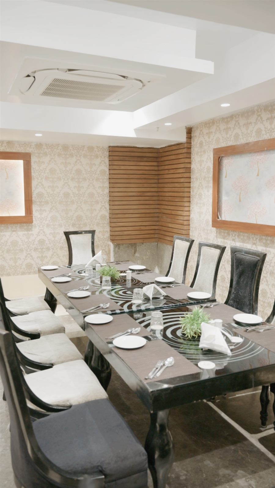 Anniversary dining setting
